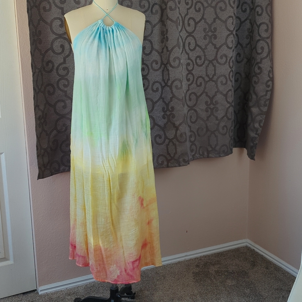 Rainbow Tie Dye Maxi O/S